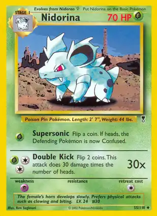 Nidorina 55/110 Legendary Collection