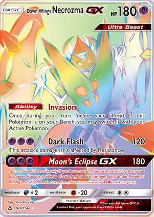 Dawn Wings Necrozma-GX 161/156 Ultra Prism