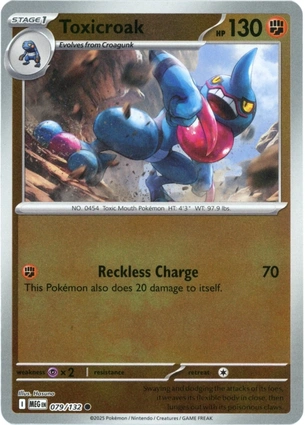 Toxicroak 079/132 Mega Evolution
