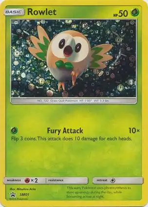 Rowlet SM01 Sun & Moon Promos