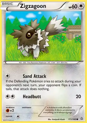 Zigzagoon 111/160 Primal Clash