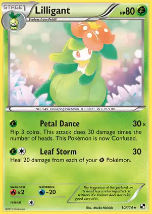 Lilligant 10/114 Black & White