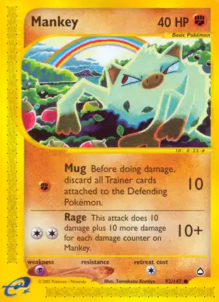 Mankey 92/147 Aquapolis