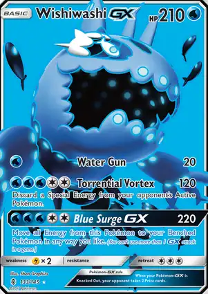 Wishiwashi-GX 133/145 Guardians Rising