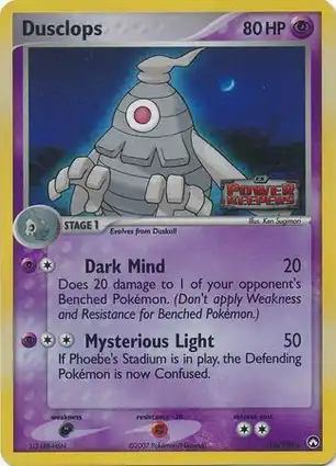 Dusclops 14/108 EX Power Keepers