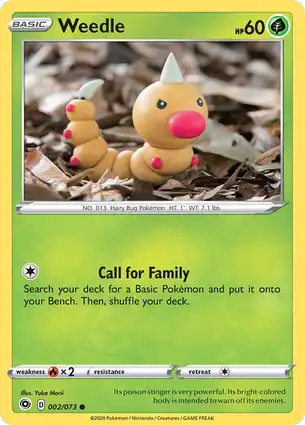 Weedle 002/073 Champion's Path