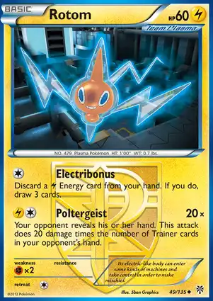 Rotom 49/135 Plasma Storm