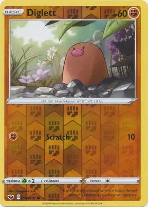 Diglett 092/202 Sword & Shield