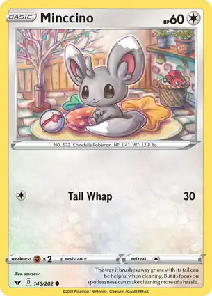 Minccino 146/202 Sword & Shield