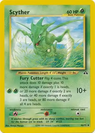 Scyther 46/75 Neo Discovery