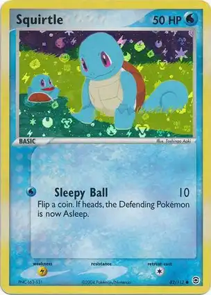 Squirtle 82/112 EX FireRed & LeafGreen