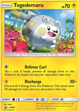 Togedemaru SM09 Sun & Moon Promos