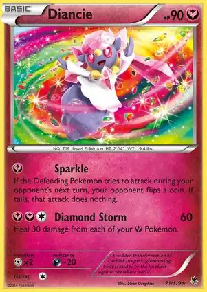 Diancie 71/119 Phantom Forces