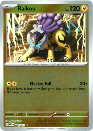 Raikou 048/132 Mega Evolution