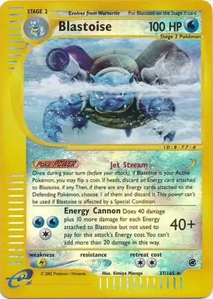 Blastoise 37/165 Expedition Base Set