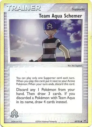 Team Aqua Schemer 69/95 EX Team Magma vs Team Aqua