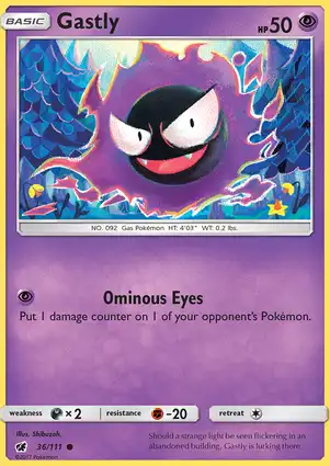 Gastly 36/111 Crimson Invasion
