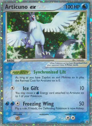 Articuno ex 032 EX Nintendo Promos