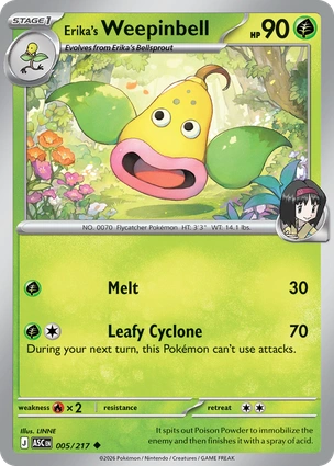 Erika's Weepinbell 005/217 Ascended Heroes