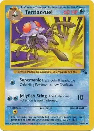 Tentacruel 44/62 Fossil