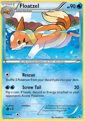 Floatzel 29/106 Flashfire