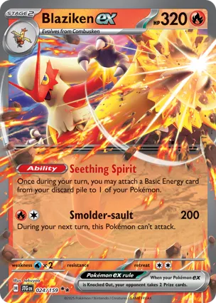 Blaziken ex 024/159 Journey Together