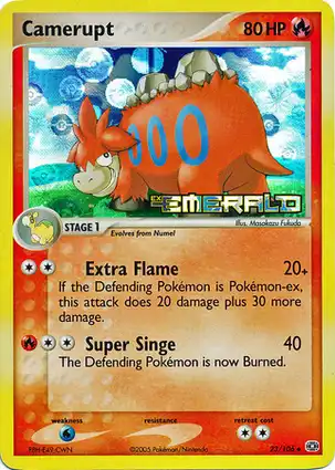 Camerupt 23/106 EX Emerald