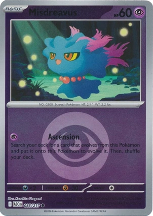 Misdreavus 085/217 Ascended Heroes