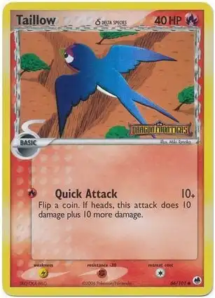 Taillow 66/101 EX Dragon Frontiers