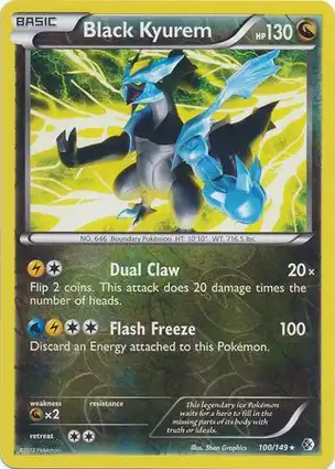 Black Kyurem 100/149 Boundaries Crossed