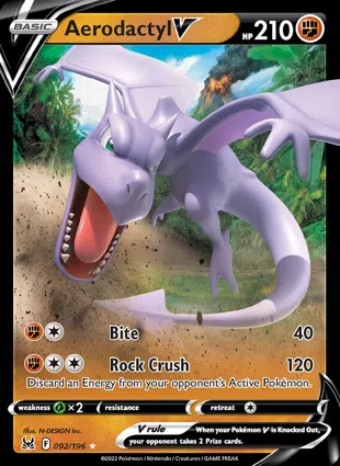 Aerodactyl V 092/196 Lost Origin