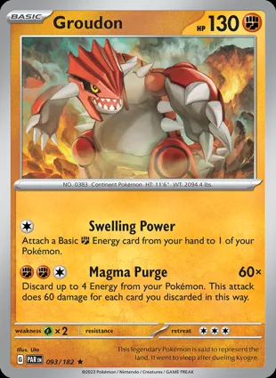 Groudon 093/182 Paradox Rift