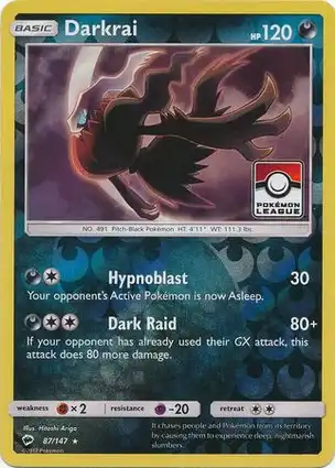 Darkrai 87/147 Burning Shadows