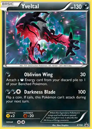 Yveltal XY06 XY Promos