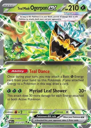 Teal Mask Ogerpon ex 012/131 Prismatic Evolutions