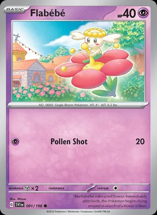 Flabébé 091/198 Scarlet & Violet