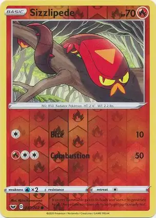 Sizzlipede 037/202 Sword & Shield