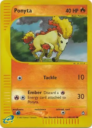 Ponyta 102/147 Aquapolis