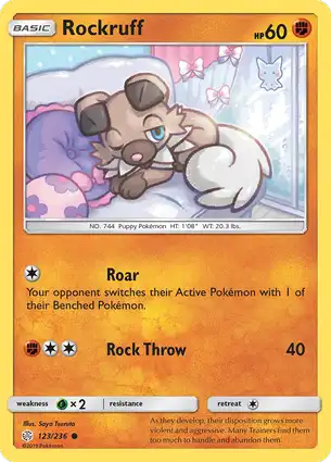 Rockruff 123/236 Cosmic Eclipse