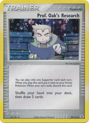 Professor Oak's Research 80/101 EX Dragon Frontiers