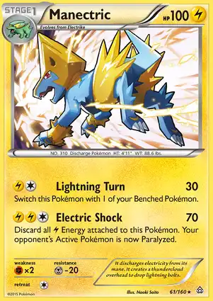 Manectric 61/160 Primal Clash