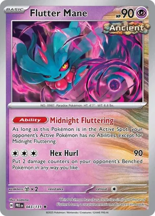 Flutter Mane 043/131 Prismatic Evolutions