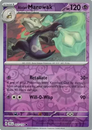 Alolan Marowak 057/159 Journey Together