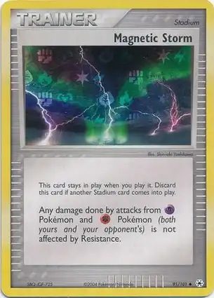 Magnetic Storm 91/101 EX Hidden Legends