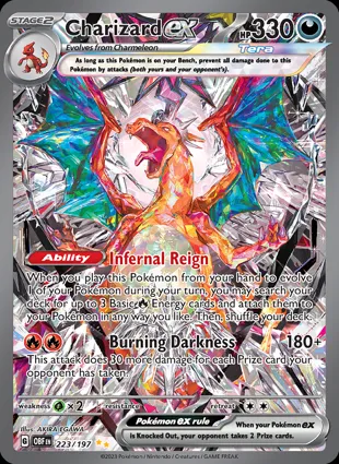 Charizard ex 223/197 Obsidian Flames