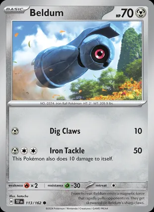 Beldum 113/162 Temporal Forces