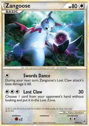 Zangoose 39/95 Call of Legends