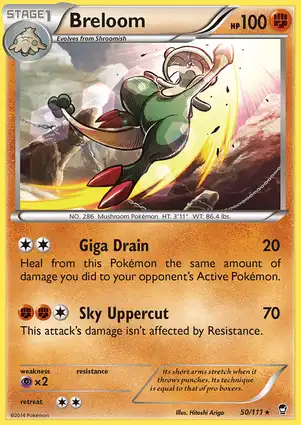 Breloom 50/111 Furious Fists