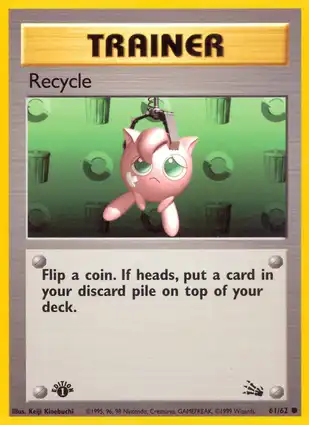 Recycle 61/62 Fossil 1st Edition