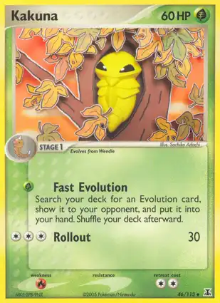 Kakuna 46/113 EX Delta Species